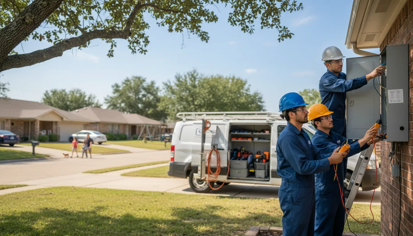 Certified electrician providing emergency electrical services in Pineville, AR